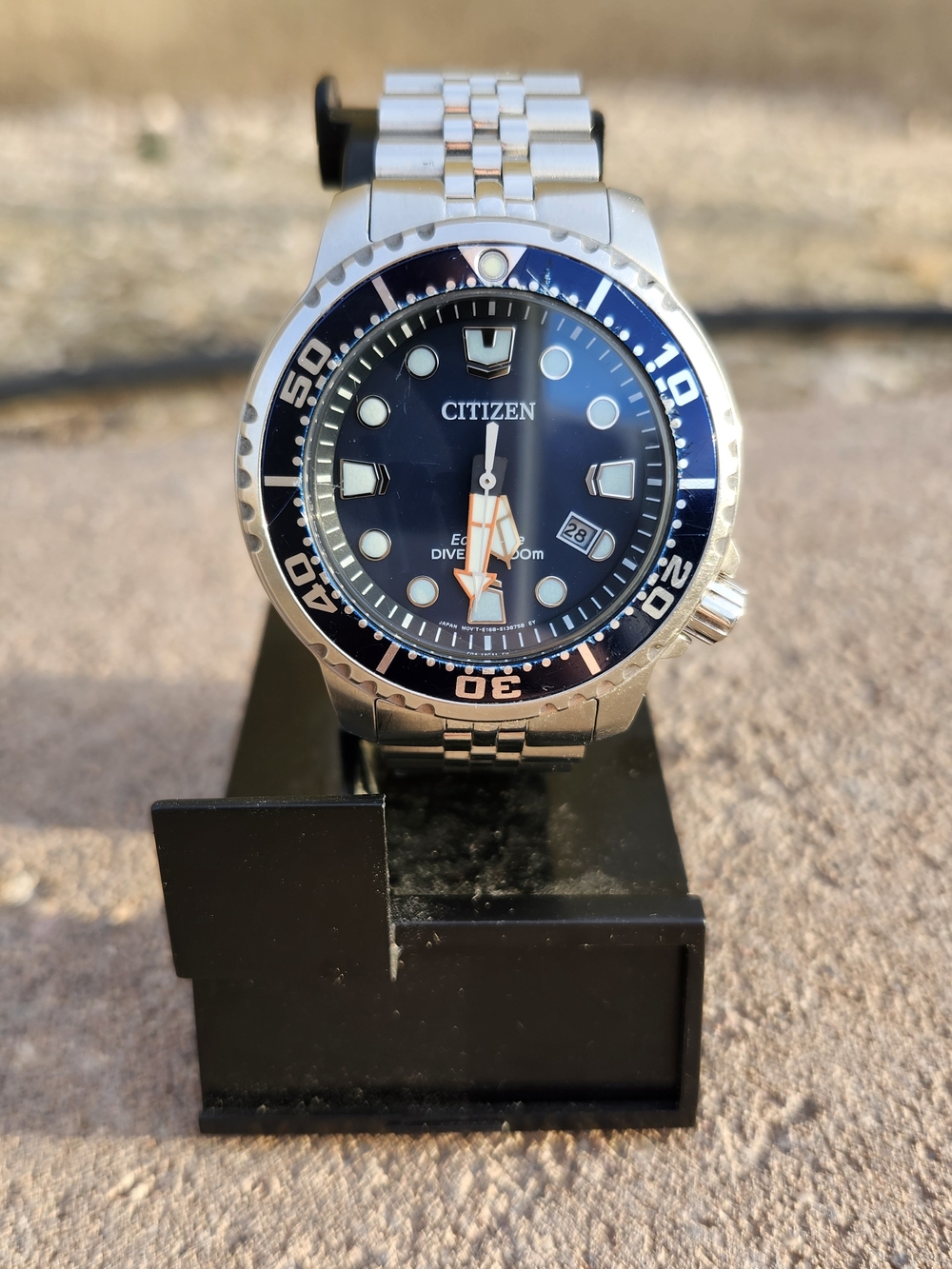 Citizen Promaster Diver BN0151-09L Eco-Drive 200m Blue Jubilee Bracelet Watch